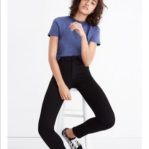 Madewell Black Stretch Roadtripper Denim Jeans